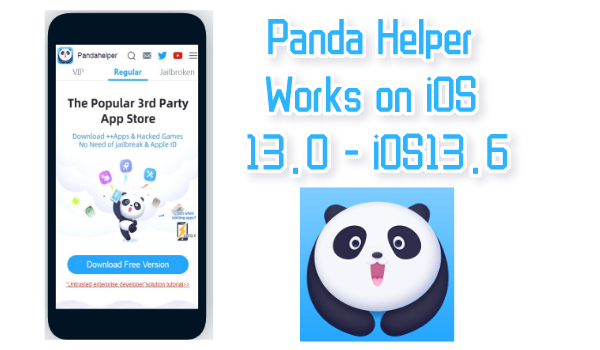 Panda Helper Works on iOS 13.0 - iOS13.6